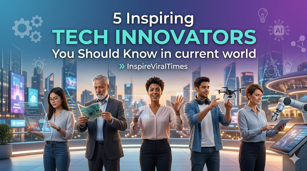 5 Inspiring Tech Innovators You Should Know in current world