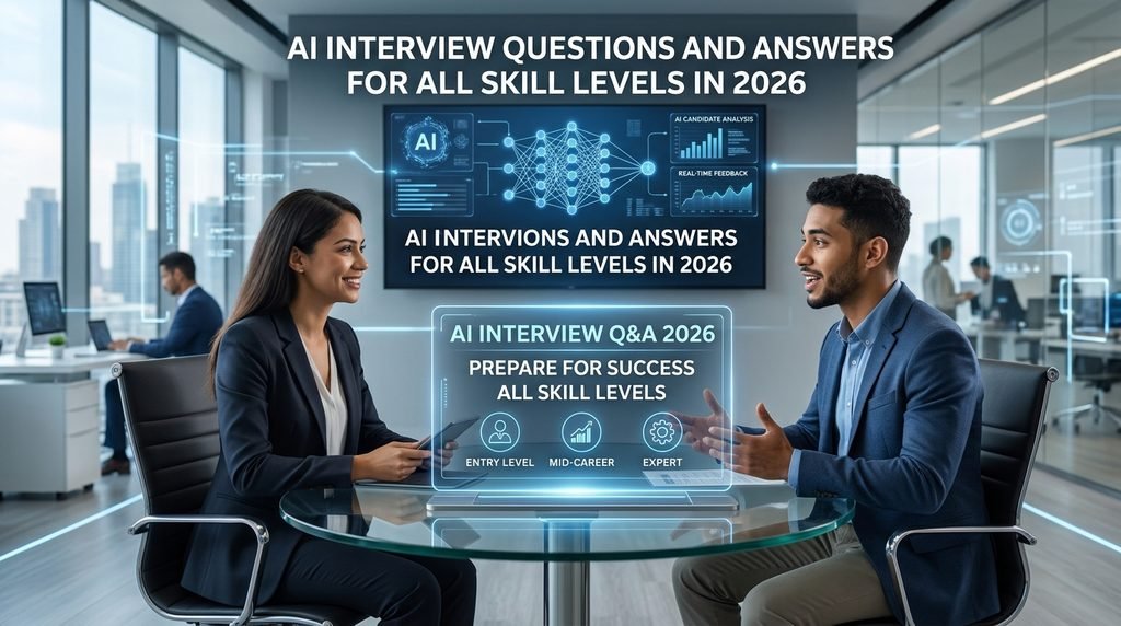 AI Interview Questions and Answers for All Skill Levels in 2026