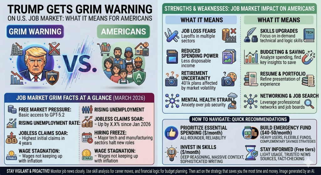 Trump Gets Grim Warning on U.S. Job Market: What It Means for Americans