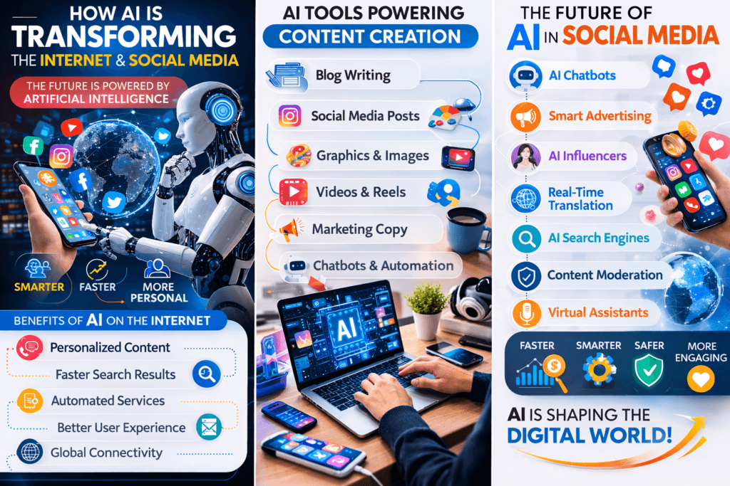 How AI Is Transforming the Internet and Social Media