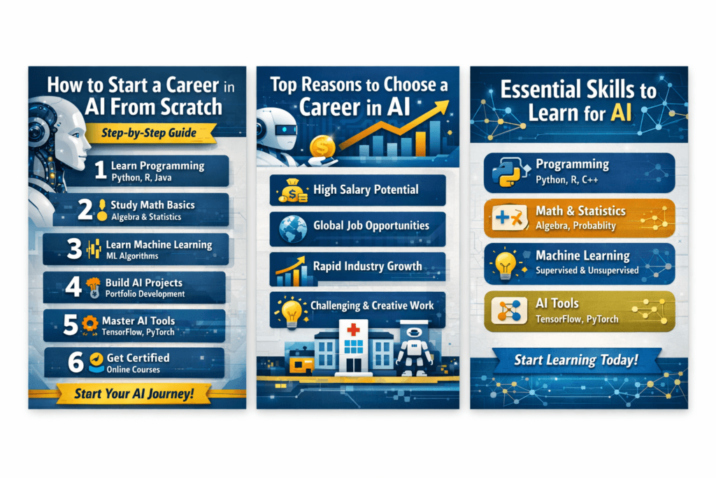 AI professional infographic