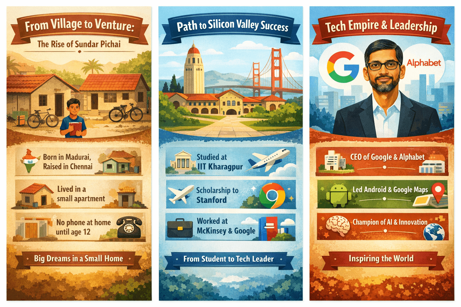 Sundar Pichai's Google journey