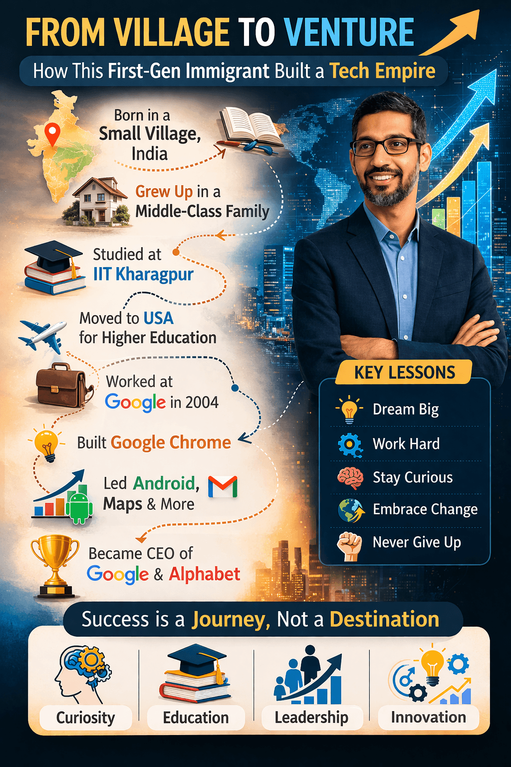 Sundar Pichai's Google journey