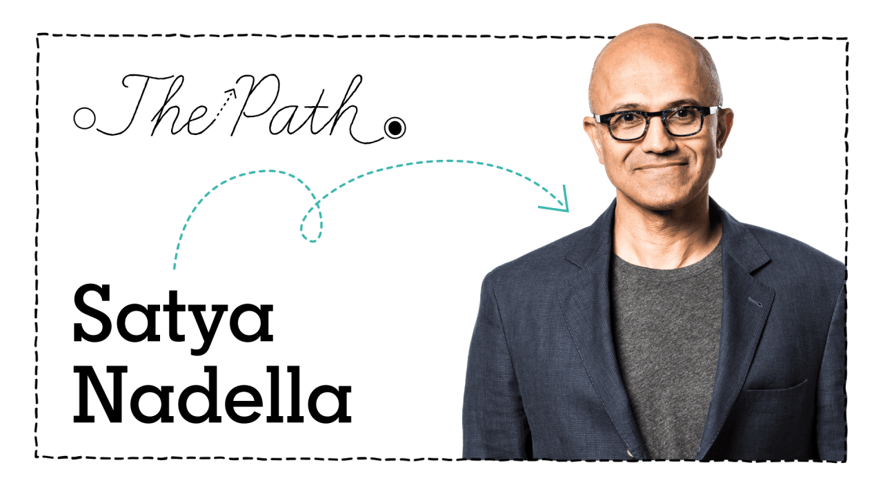 Satya Nadella's Microsoft journey