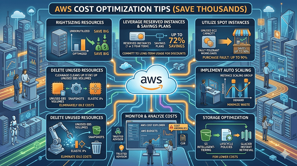 AWS Cost Optimization Tips (Save Thousands in 2026)