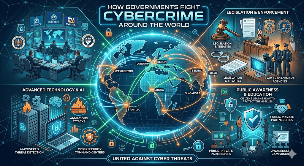 How Governments Fight Cybercrime Around the World