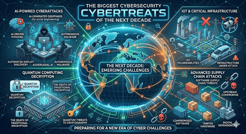 The Biggest Cybersecurity Threats of the Next Decade