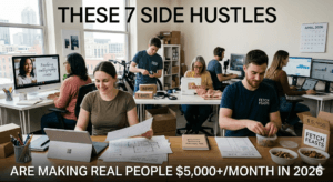 These 7 Side Hustles Are Making Real People $5,000+/Month in 2026