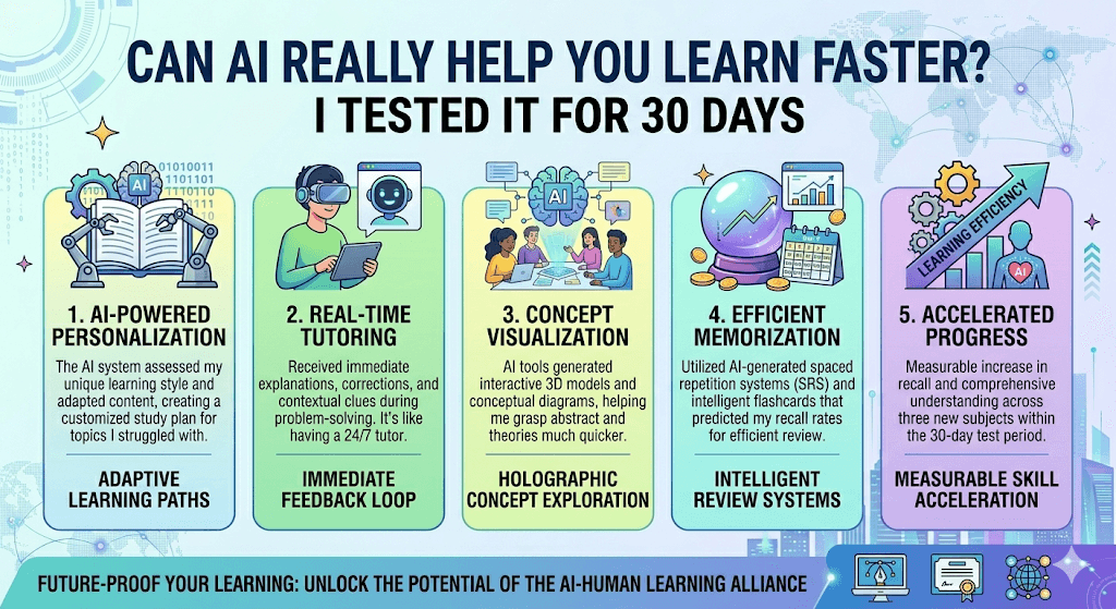Can AI really help you learn faster? I tested it for 30 days
