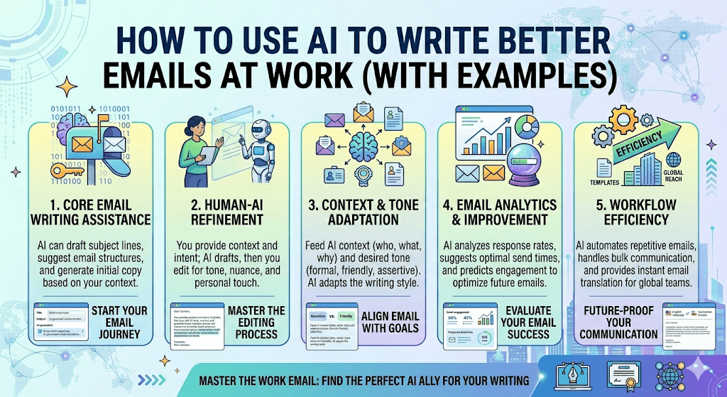 How to Use AI to Write Better Emails at Work (With Examples)