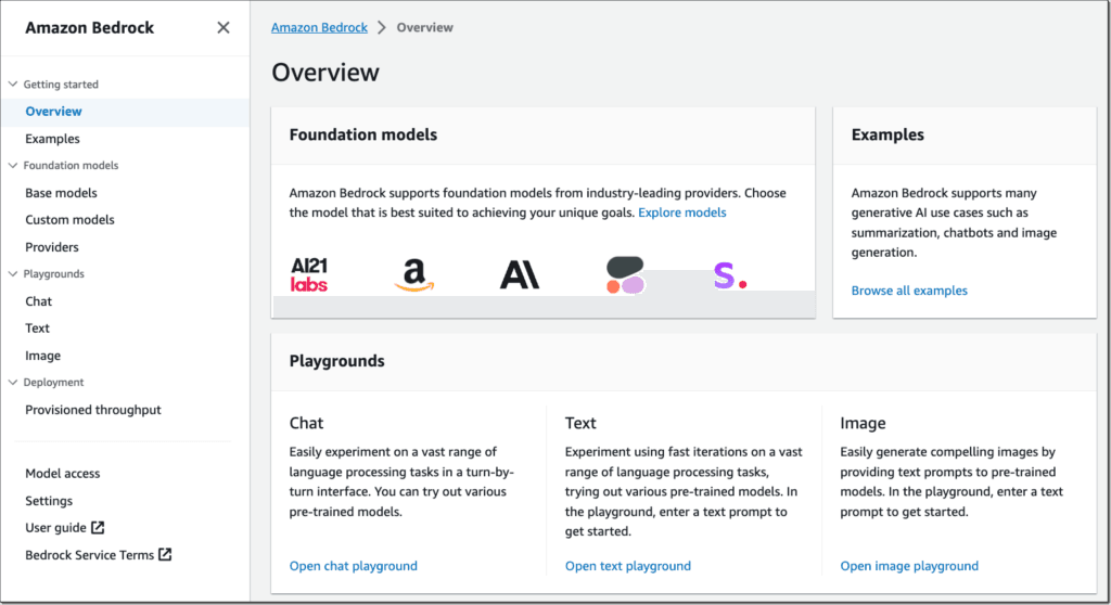 Amazon Bedrock Is Now Generally Available – Build and Scale Generative AI  Applications with Foundation Models | AWS News Blog