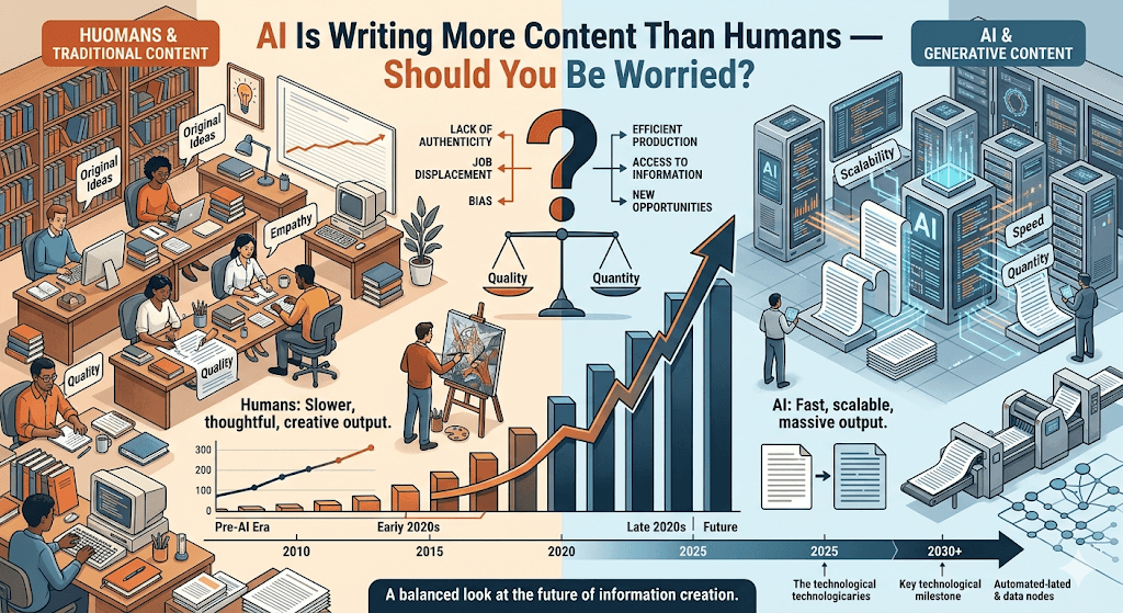 AI Is Writing More Content Than Humans — Should You Be Worried?