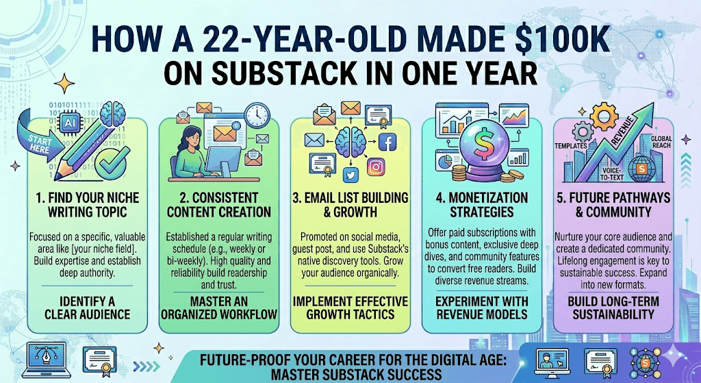 How a 22-Year-Old Made $100K on Substack in One Year