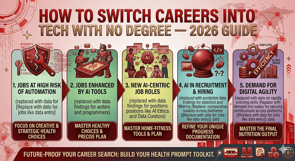 How to Switch Careers Into Tech With No Degree — 2026 Guide