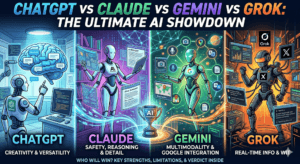 ChatGPT vs Claude vs Gemini vs Grok: The Ultimate AI Showdown