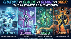 ChatGPT vs Claude vs Gemini vs Grok: The Ultimate AI Showdown