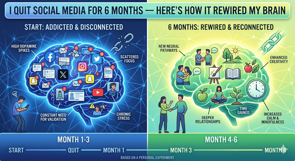 I Quit Social Media for 6 Months — Here's How It Rewired My Brain