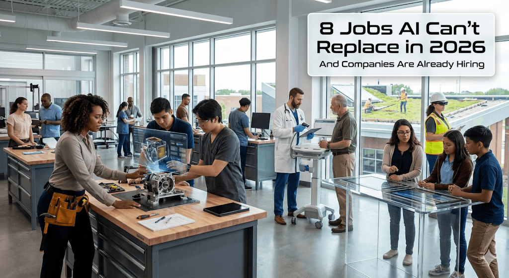 8 Jobs AI Can't Replace in 2026 — And Companies Are Already Hiring