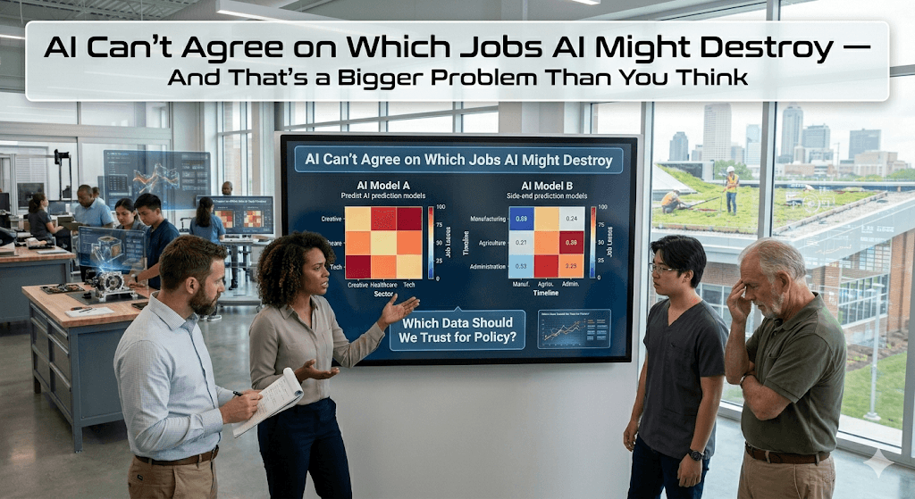 AI Can’t Agree on Which Jobs AI Might Destroy — And That’s a Bigger Problem Than You Think