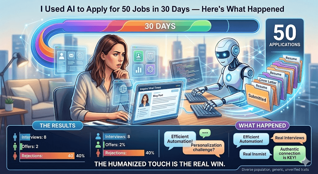 I Used AI to Apply for 50 Jobs in 30 Days — Here’s What Happened