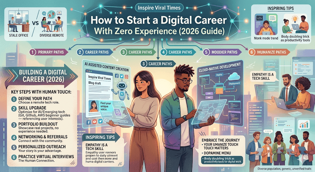 How to Start a Digital Career With Zero Experience (2026 Guide)
