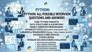 Python all possible interview questions and answers