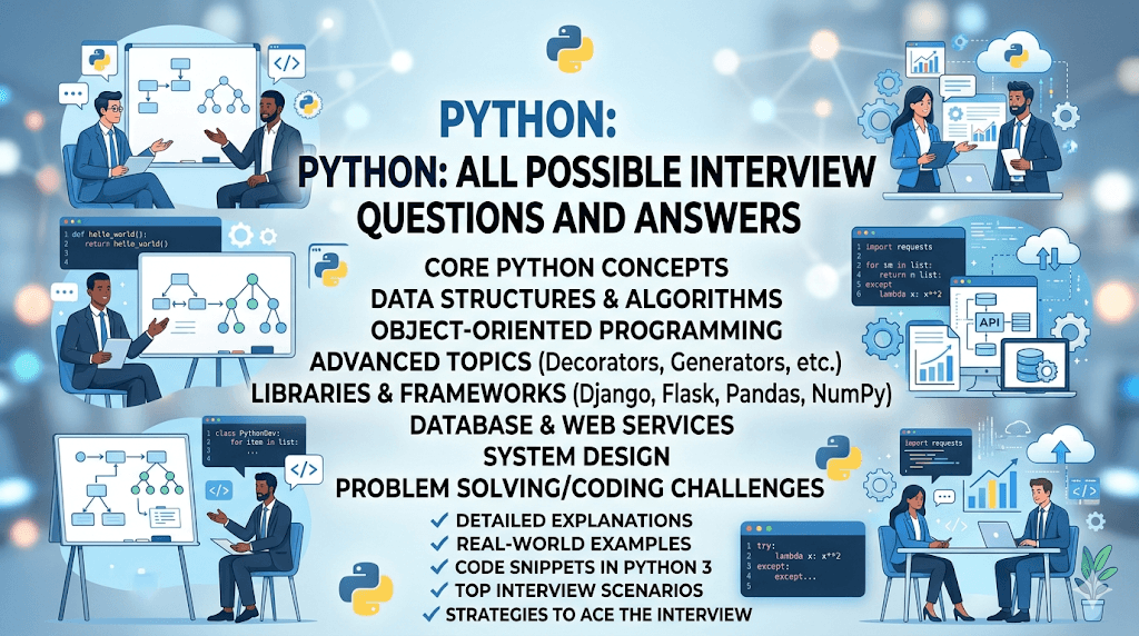 Python all possible interview questions and answers