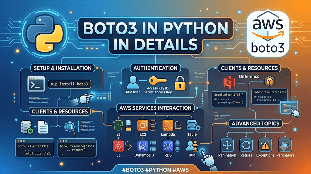 boto3 in python in Details
