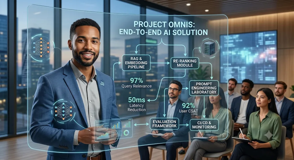 Describe an AI/LLM solution you built end-to-end : S2