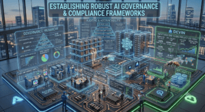 How do you address AI governance and compliance