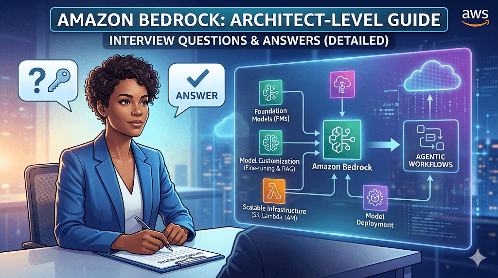 Amazon Bedrock Interview Questions and Answers (Detailed Architect-Level Guide)